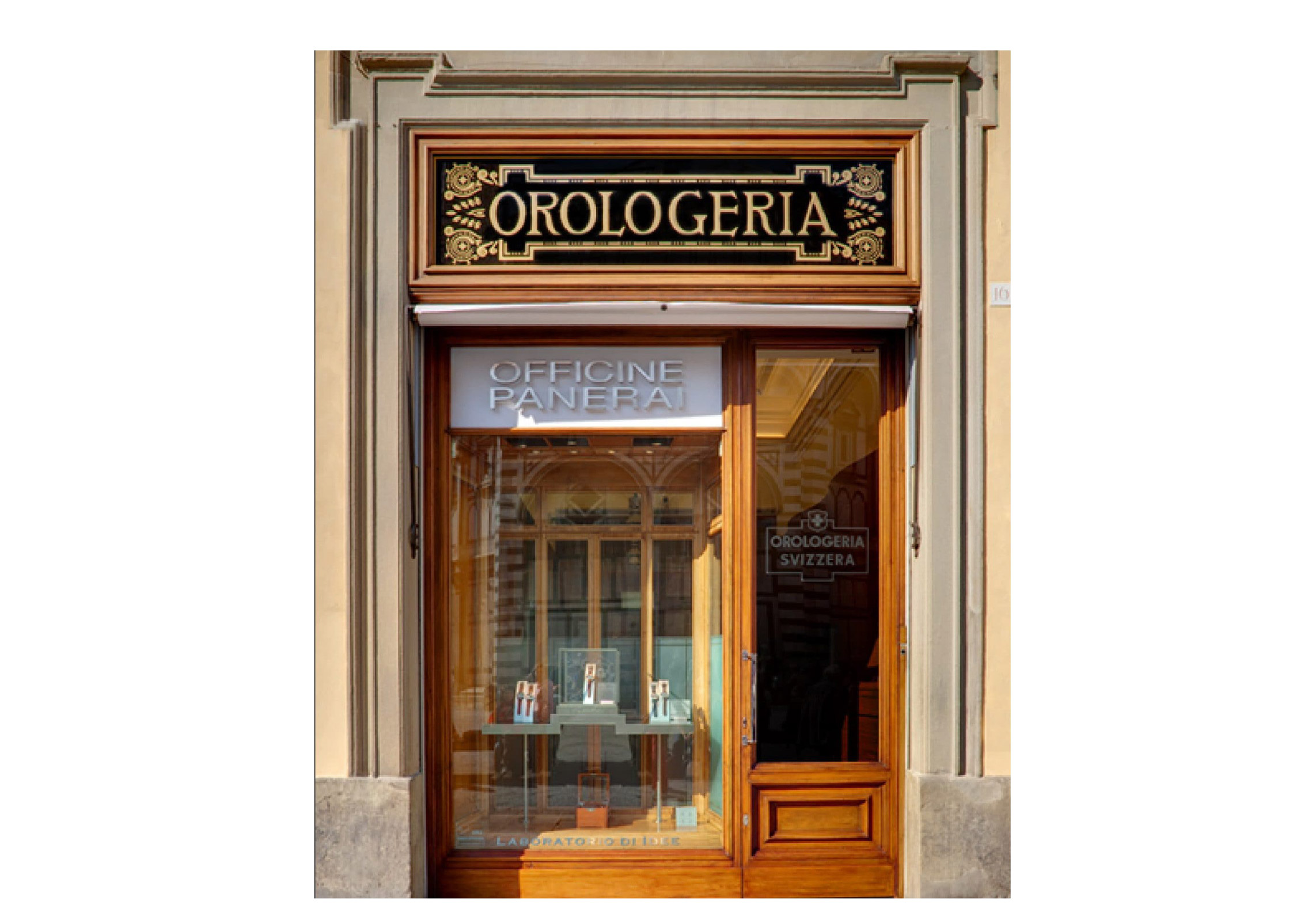 Panerai’s historical boutique in Florence