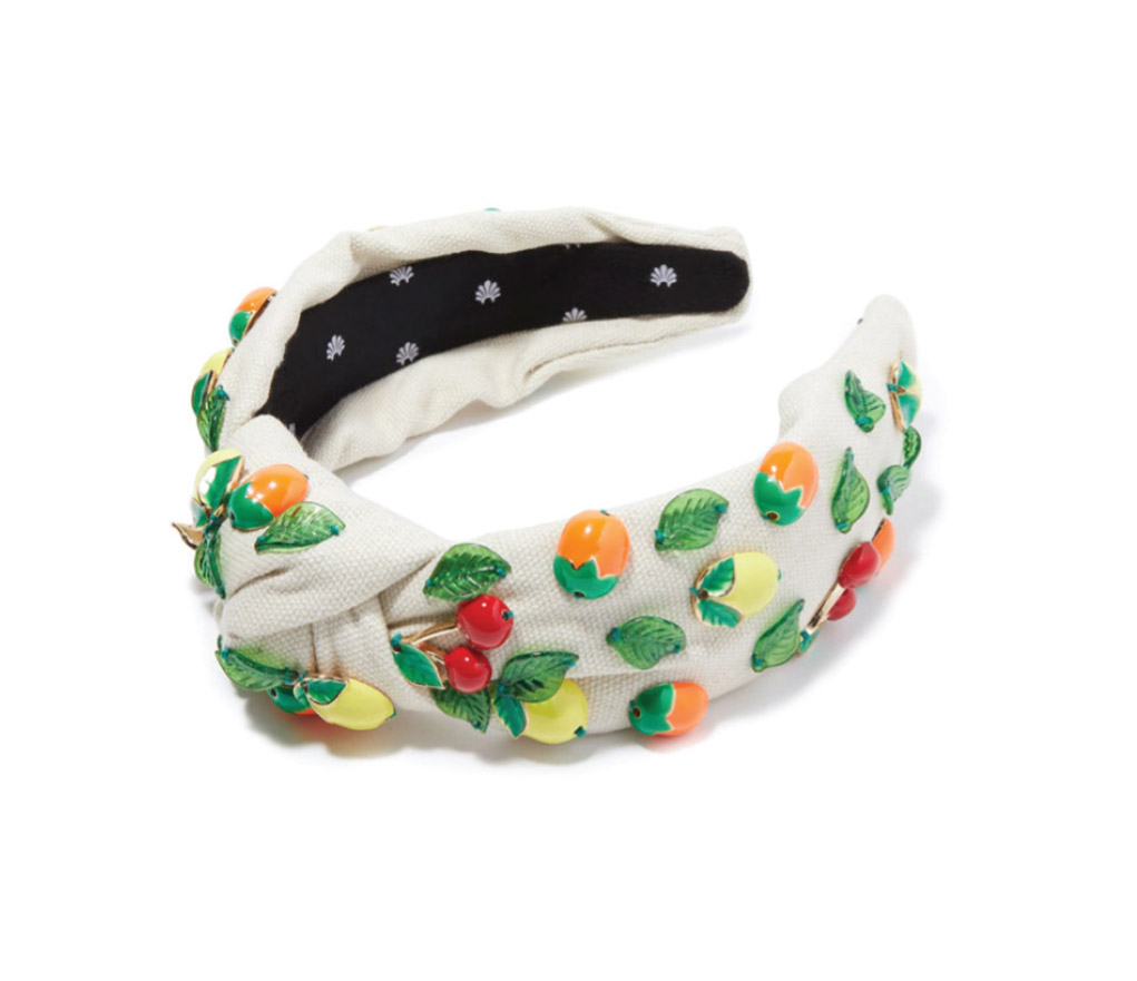 Lele Sadoughi fruit headband