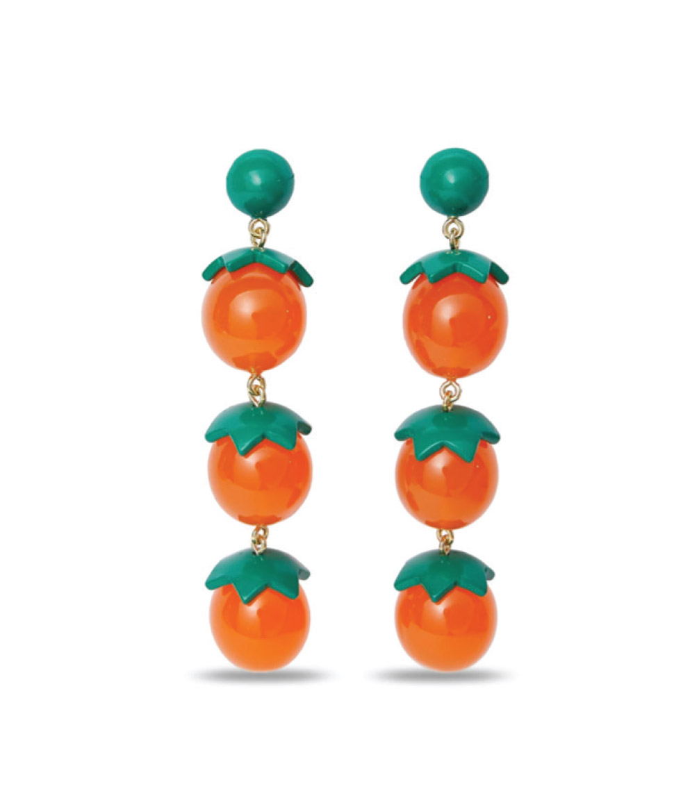 Lele Sadoughi fruit earrings