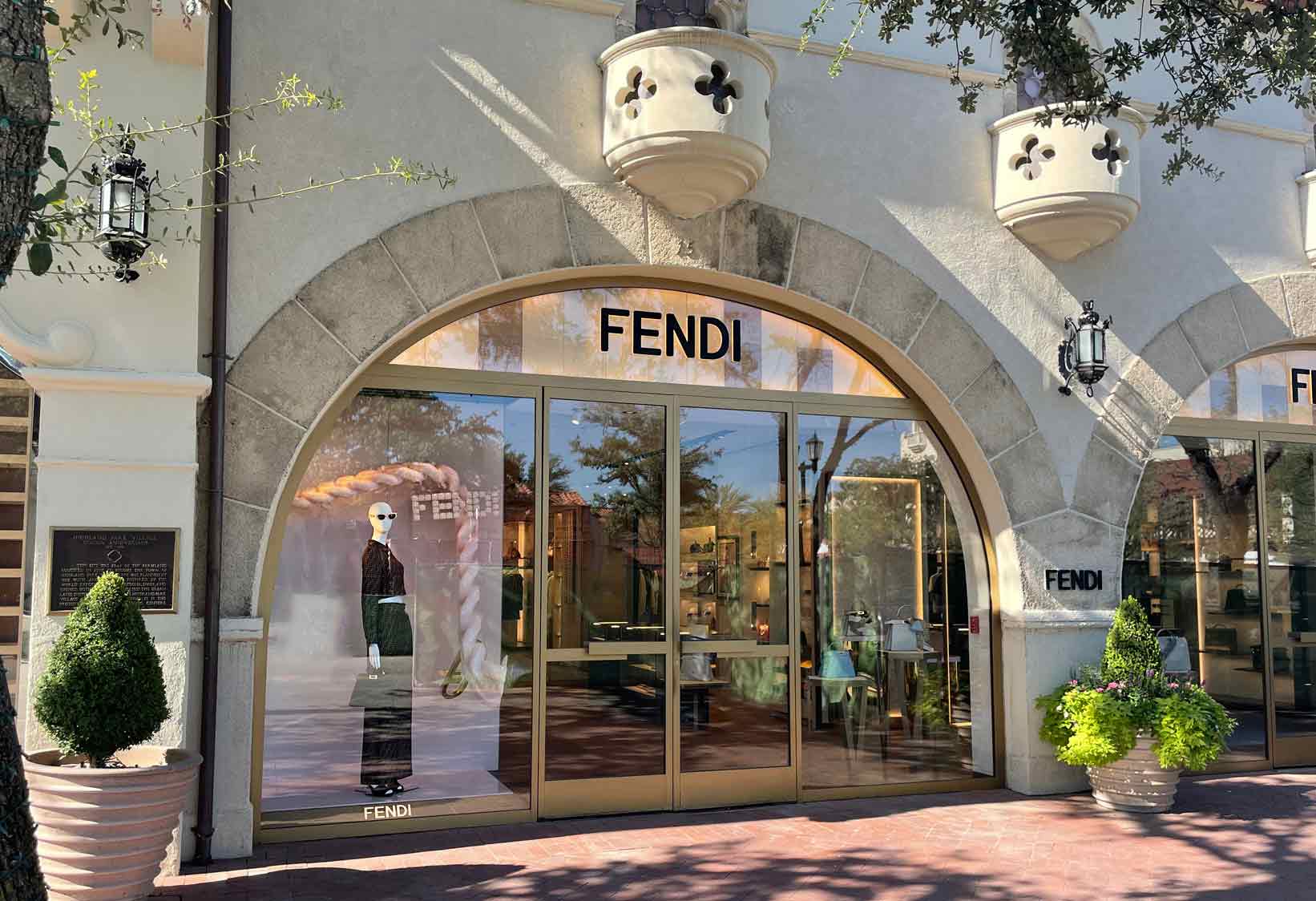 Fendi Store Front at Highland Park Village
