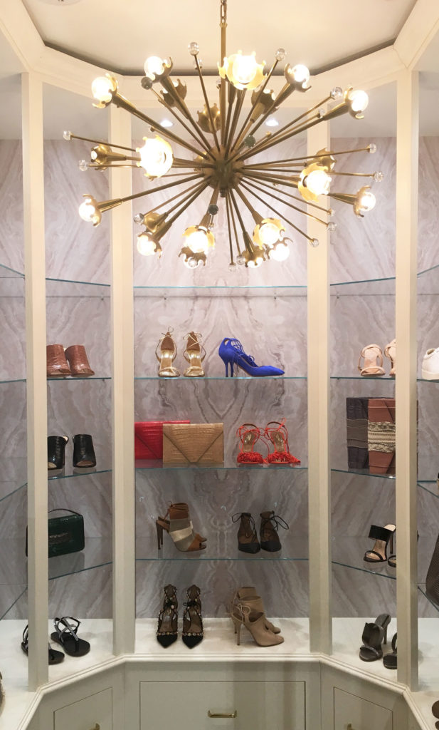 Shoe and accessory nook inside MARKET.