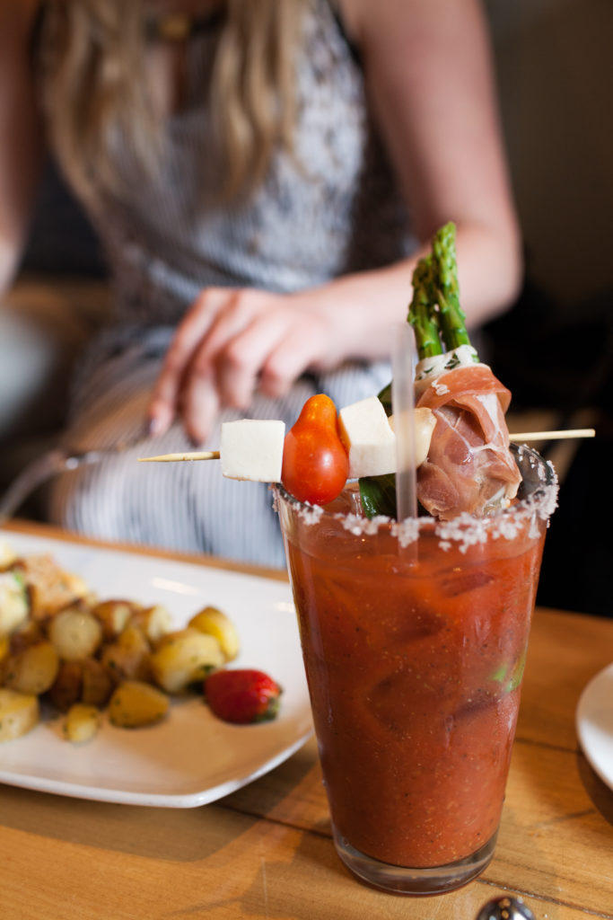 Customize your Bloody Mary with meats, cheeses and veggies from the Bloody Mary Bar at Lounge 31. 