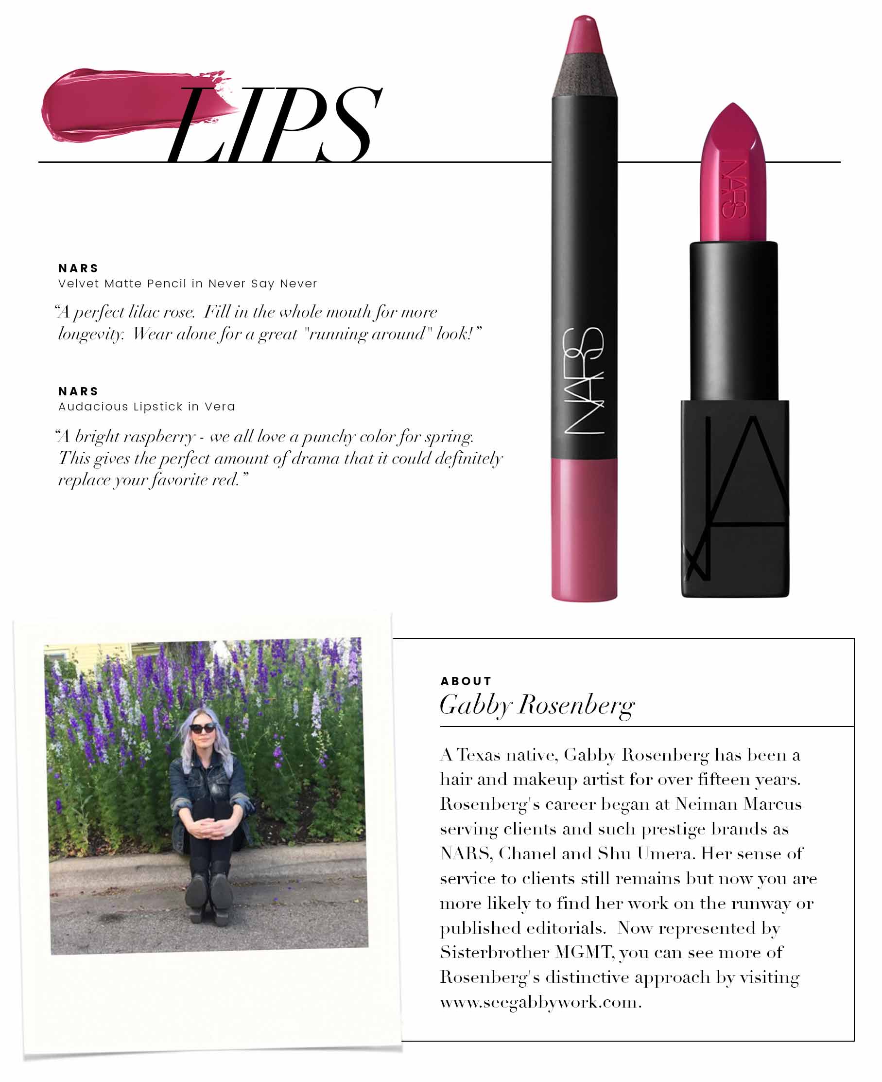 beauty tips - lips and bio