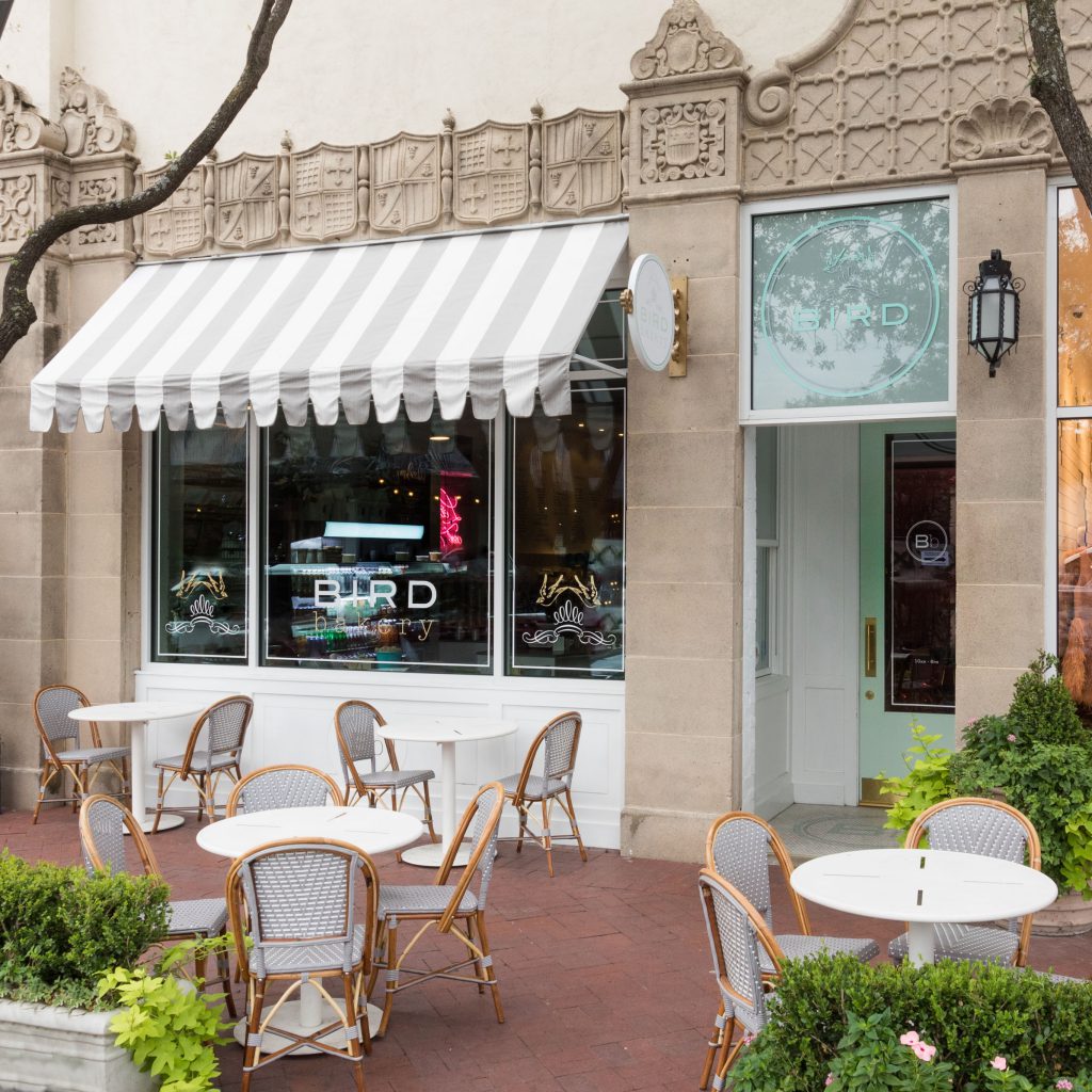 Founder Elizabeth Chambers Hammer opened her second Bird Bakery location in spring 2016 right here at Highland Park Village.
