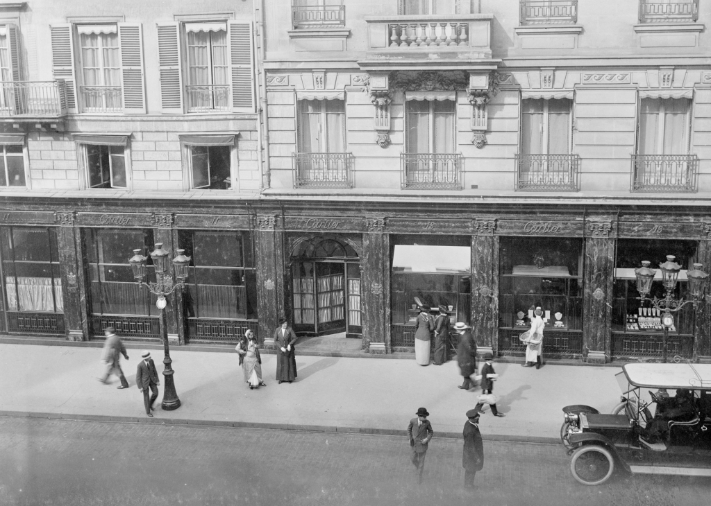 Cartier, en 13 rue de la Paix en 1913. Archivos de Cartier © Cartier