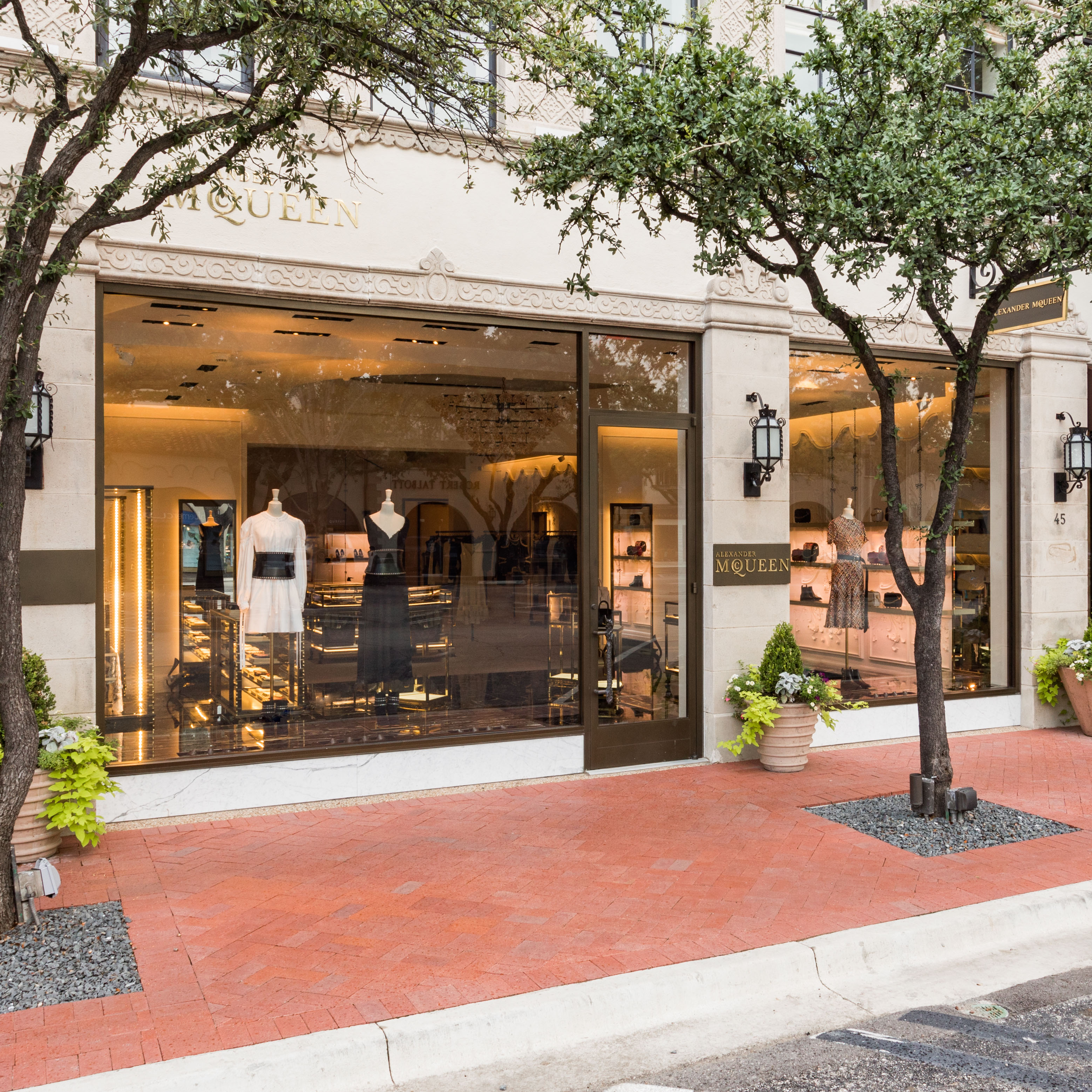 The Alexander McQueen boutique opened in Highland Park Village in 2013. 