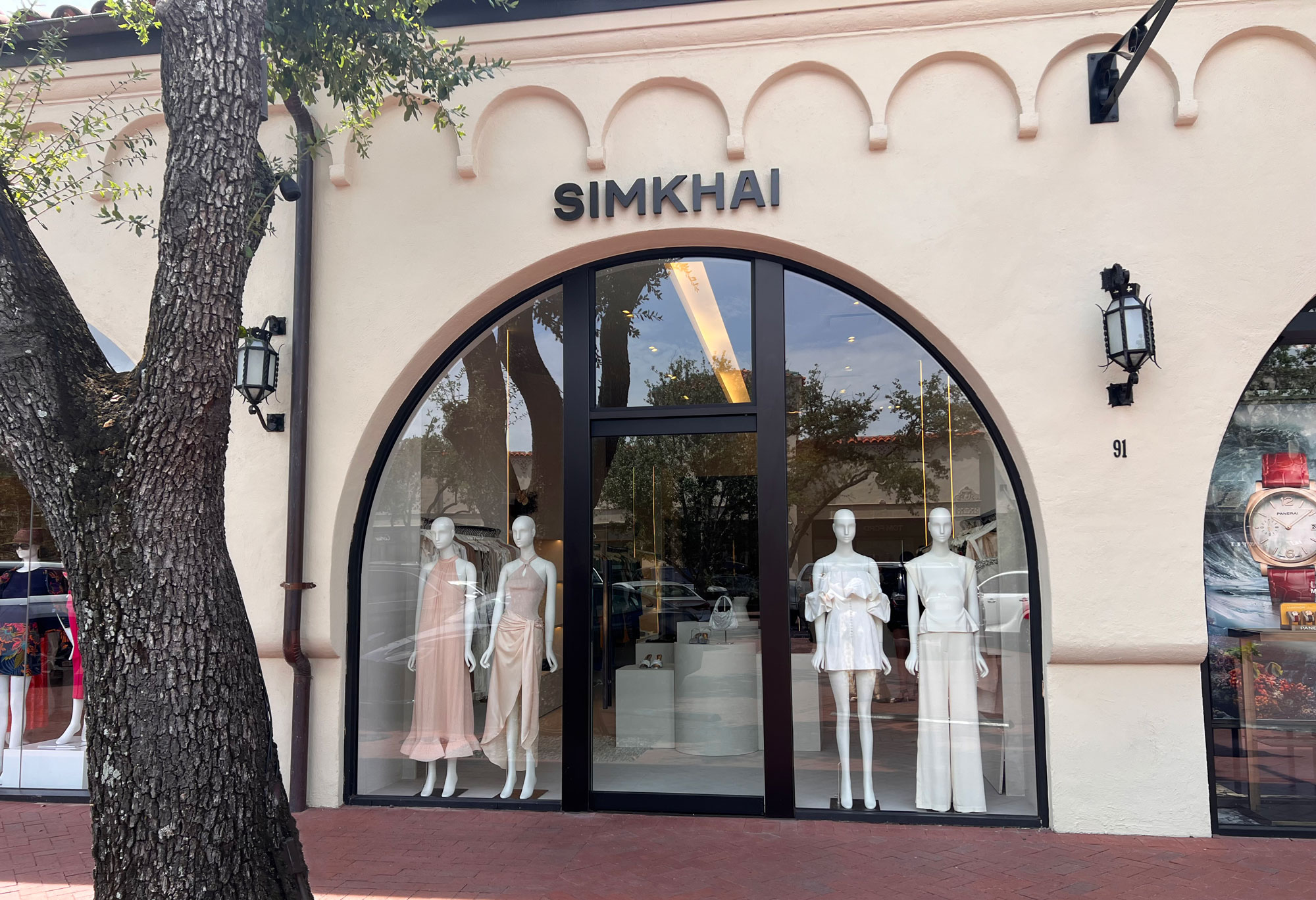 SIMKHAI Store Front at Highland Park Village
